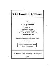 The house of defence by E. F. Benson
