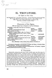 Cover of: trovatore (The Troubadour) Opera in four acts.