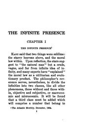Cover of: The Infinite Presence by George M. Gould
