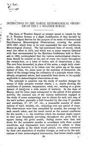 Cover of: Instructions to the marine meteorological observers of the U.S. Weather bureau. by United States. Weather Bureau.