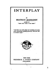 Cover of: Interplay by Beatrice Harraden