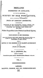 Ireland exhibited to England by Atkinson, A. of Dublin.