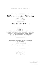 Cover of: Iron-bearing rocks (economic) [of the upper peninsula of Michigan]