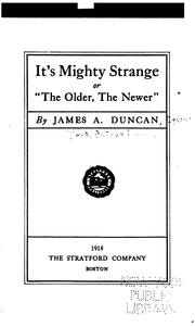 Cover of: It's mighty strange