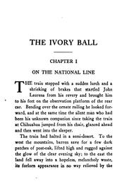 Cover of: ivory ball