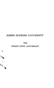 Cover of: John Hopkins university | Johns Hopkins university