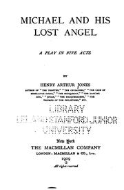 Cover of: Michael and his lost angel by Henry Arthur Jones