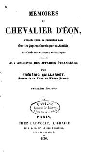 Cover of: Memoires du chevalier d'Eon by Frédéric Gaillardet