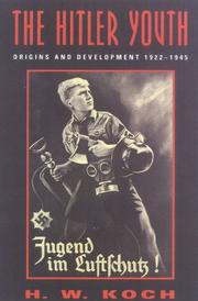 Cover of: The Hitler Youth: origins and development 1922-1945
