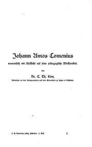 Cover of: Pädagogische Schriften by Johann Amos Comenius