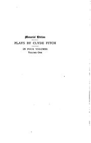 Cover of: Plays.