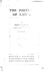 Cover of: The portion of labor by by Mary E. Wilkins.