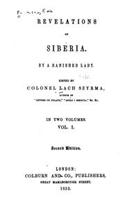 Cover of: Revelations of Siberia. by Ewa Felińska