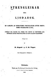Cover of: Strengleikar eka Liokabok. by 