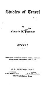 Cover of: Studies of travel | Edward Augustus Freeman