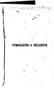 Cover of: Symbolistes et décadents. by Gustave Kahn