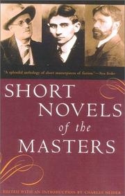 Cover of: Short Novels of the Masters by Charles Neider