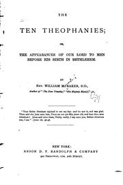 Cover of: The ten theophanies