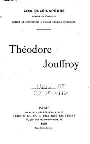 Théodore Jouffroy by Léon Ollé-Laprune