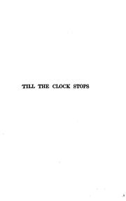 Cover of: Till the clock stops