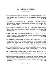 Cover of: Trois éducations princières au dix-septième siécle.