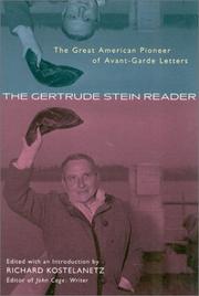 Cover of: The Gertrude Stein reader: the great American pioneer of avant-garde letters