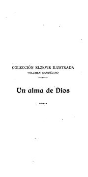 Cover of: alma de Dios: novela