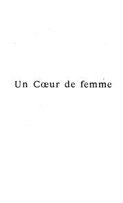 Cover of: Un cœur de femme. by Paul Bourget
