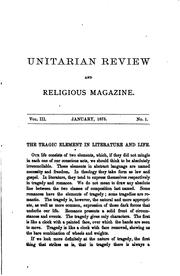 Cover of: The Unitarian review. | 