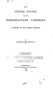 Cover of: The United States and the northeastern fisheries.