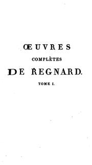 Cover of: Œuvres complètes de Regnard