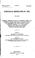 Cover of: Venezuelan arbitrations of 1903, including protocols, personnel and rules of commissions, opinions, and summary of awards