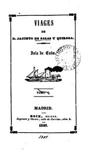 Cover of: Viages: isla de Cuba