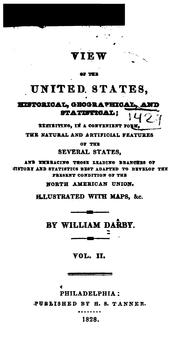 Cover of: View of the United States, historical, geographical, and statistical: exhibiting, in a convenient form, the natural and artificial features of the several states