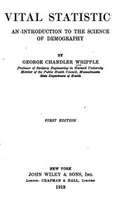 Vital statistics