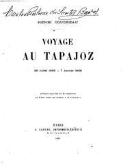 Cover of: Voyage au Tapajoz, 28 juillet 1895-7 janvier 1896 ...