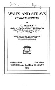 Cover of: Waifs and strays, twelve stories by O. Henry, O. Henry