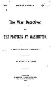 Cover of: war detective