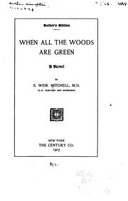 Cover of: Whan all the woods are green: a novel