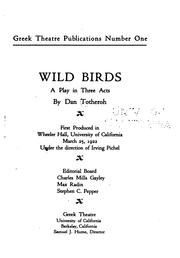 Wild birds by Dan Totheroh
