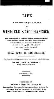 Cover of: Life and military career of Winfield Scott Hancock.