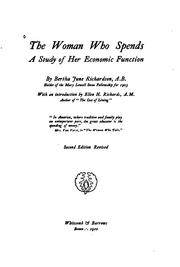 Cover of: The woman who spends by Lucas, Bertha June (Richardson) Mrs