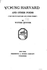 Cover of: Young Harvard, and other poems. | Witter Bynner