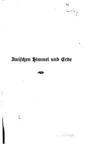 Cover of: Zwischen himmel und erde