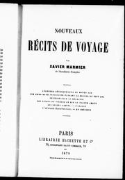 Cover of: Nouveaux récits de voyage by X. Marmier, X. Marmier