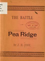 Cover of: The battle of Pea Ridge by J. H. Cook