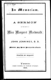 Cover of: In memoriam by by John Jennings.