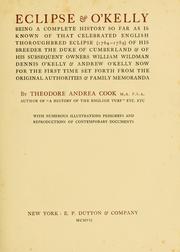 Cover of: Eclipse & OKelly by Sir Theodore Andrea Cook