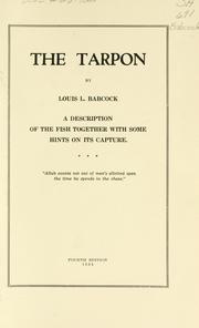 Cover of: tarpon | Babcock, Louis L.