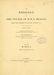 Cover of: The zoology of the voyage of H.M.S. Beagle ..: during the years 1832-1836.